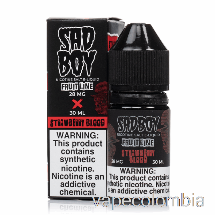 Vape Recargable Sangre De Fresa - Sales Sadboy - 30ml 48mg